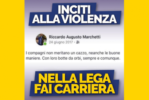 Inciti alla violenza, nella Lega fai carriera